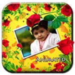 Logo of Roses photo frames Animated android Application 