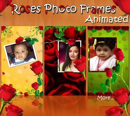 Roses photo frames Animated android App screenshot 0